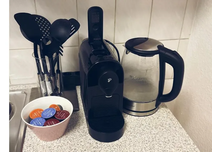 شقة Zentrale Design-ferienwohnung Mit Balkon Und Stellplatz In - Apolonialiving *